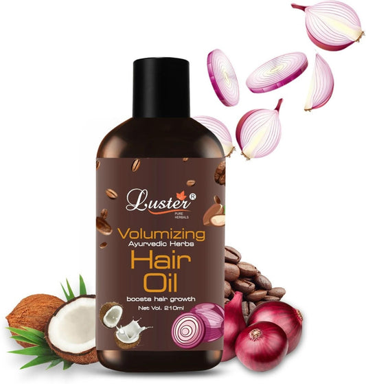 Volumizing Ayurvedic Herbs Hair Oil 210 ML (Pack of 2)