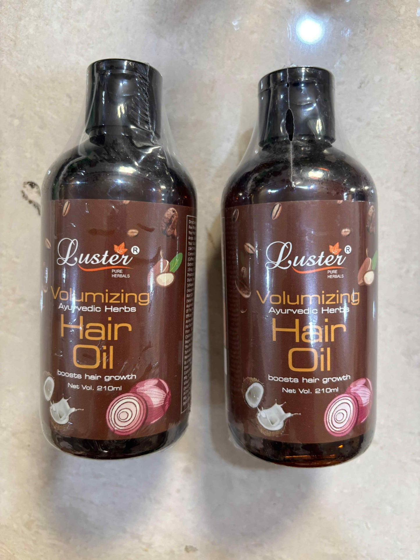 Volumizing Ayurvedic Herbs Hair Oil 210 ML (Pack of 2)