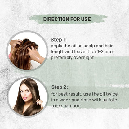 Volumizing Ayurvedic Herbs Hair Oil 210 ML  (Pack of 2)